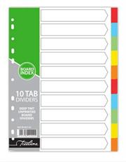 Treeline A4 File Divider Board Tab