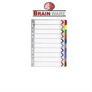 Brainware A4 Board Dividers Tab 1