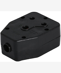 Noble Double Replacement 2 x 3 Pin Rubber Coupler Plug