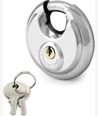 Noble 70mm Stainless Steel Disc Padlock