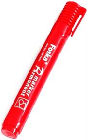 Foska Red Permanent Marker
