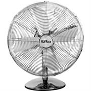 Alva Air 30cm Chrome Metal Desk Fan