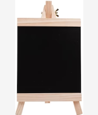 Brainware Kids 28 x 16cm Chalk Board With Stand