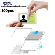 Royal Laminating Pocket Business Card