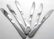 Casey Catering 6 Piece Stainless Steel Dinner Knives Set Plain