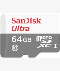 SanDisk Ultra 64GB microSD Memory Card