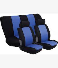 Stingray Nexus 6 Piece Car Seat Cover Set Black and Blue