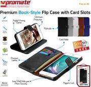 Promate Brown Tava-i6 Premium Book-Style Flip Case