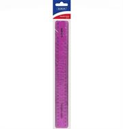 Marlin Flexible 30cm Ruler Pink