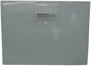 DLOffice A4 Carry Folder with Press Stud on Flap Clear